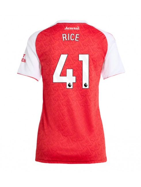 Arsenal Declan Rice #41 Replika Hemmakläder Dam 2025-26 Kortärmad Arsenal Declan Rice #41 Replika Hemmakläder Dam 2025-26 Kortärmad